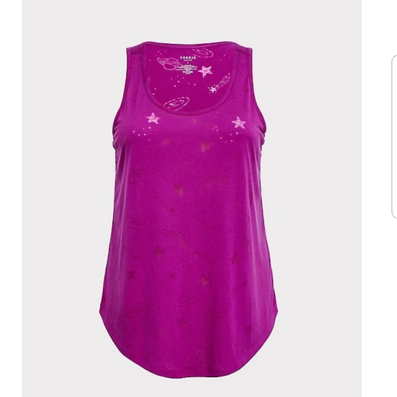 torrid Tops - Torrid Pink Galaxy Tank Top